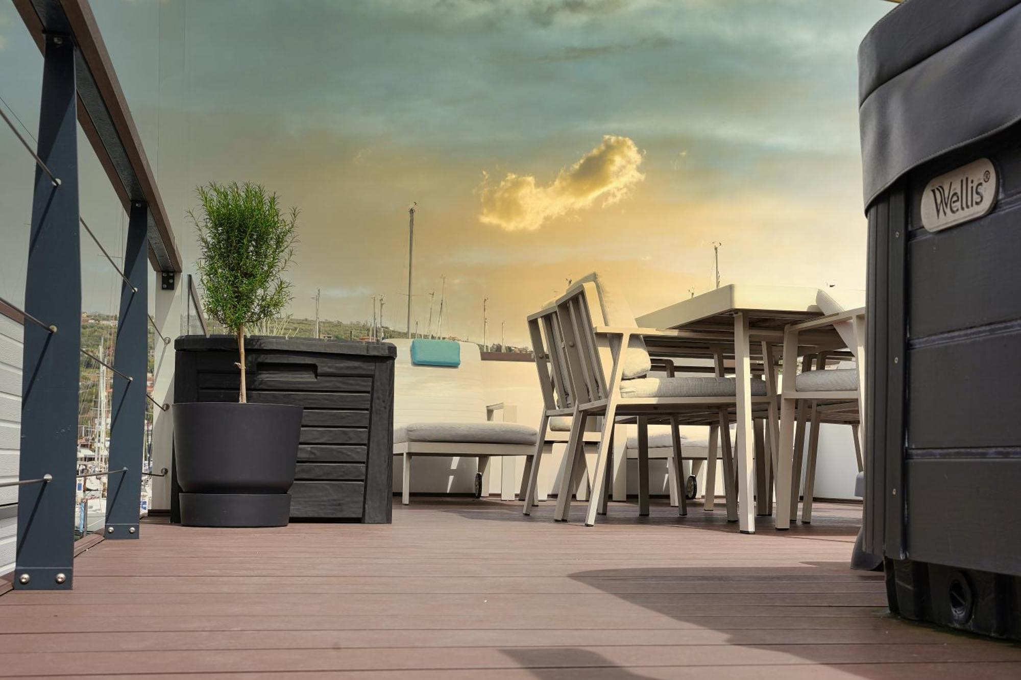 Floating Sea House Miramare Vila Portorož Exterior foto